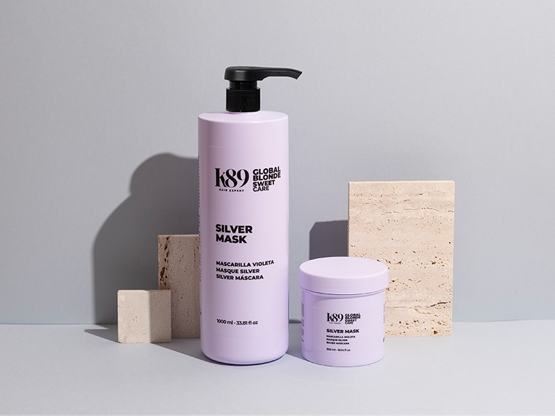 Global Blonde Silver Mask 
